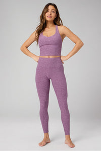 HEATHERFLEX ANYWHERE CROPPED BUILT-IN BRA TANK