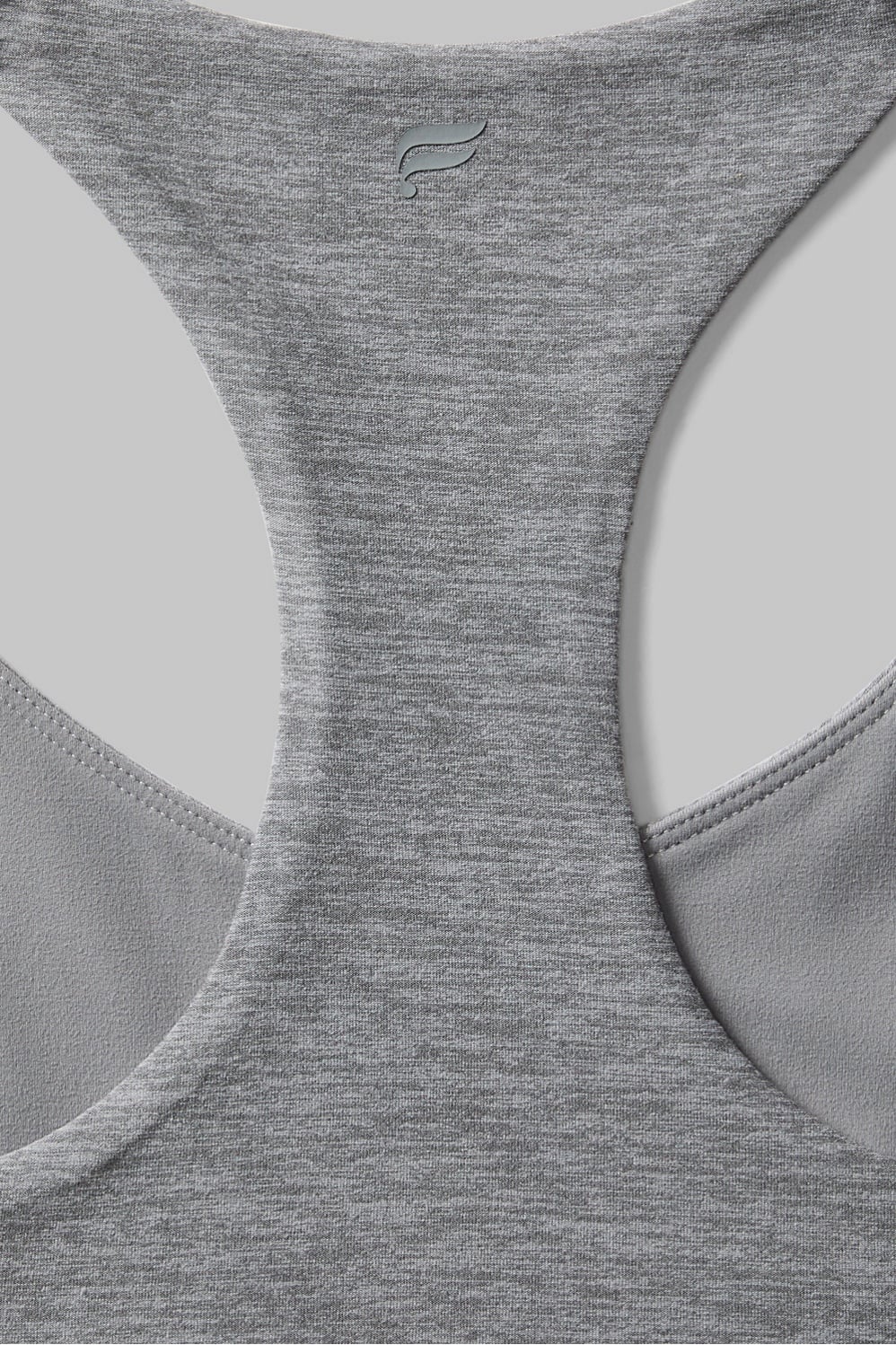HEATHERFLEX ANYWHERE CROPPED BUILT-IN BRA TANK