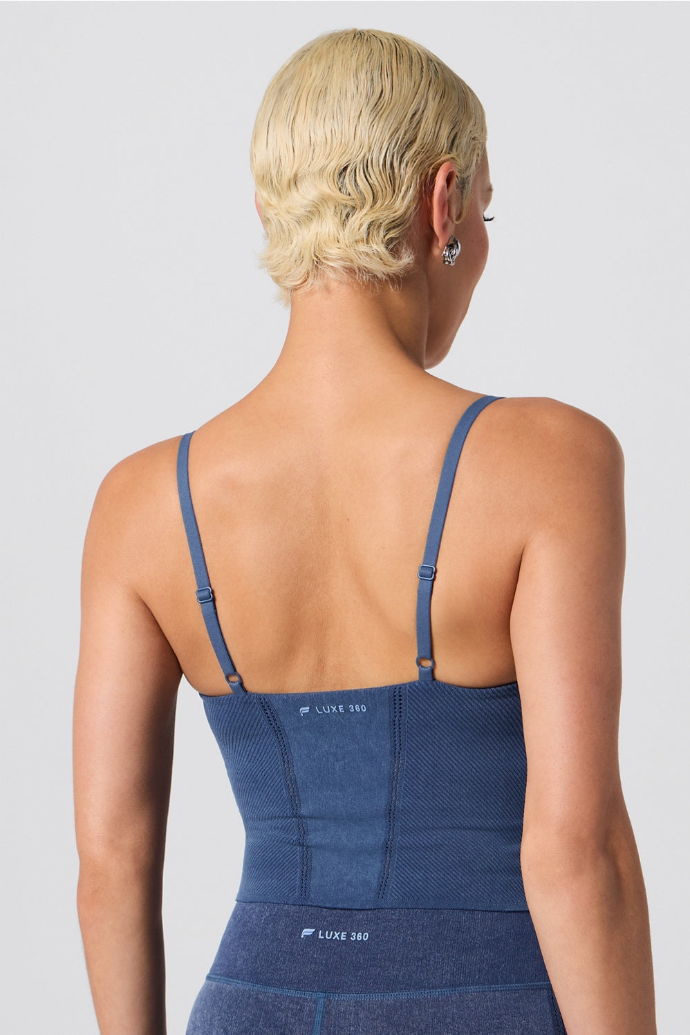 DENIM LOOK BUILT-IN BRA CAMI