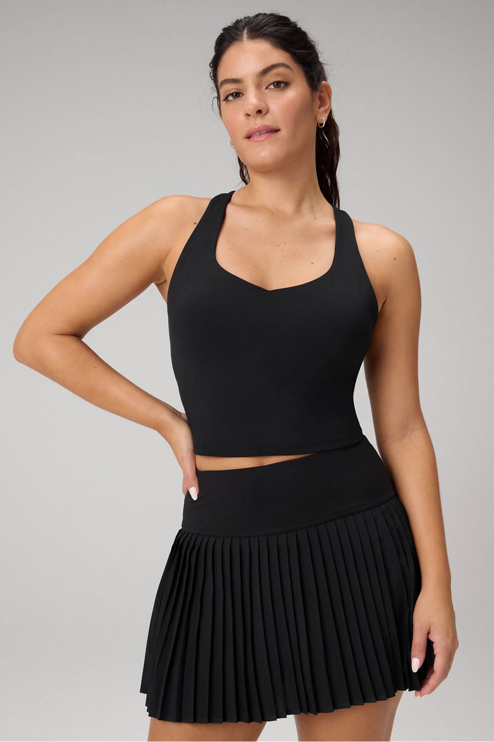 ANYWHERE CROPPED BUILT-IN BRA TANK