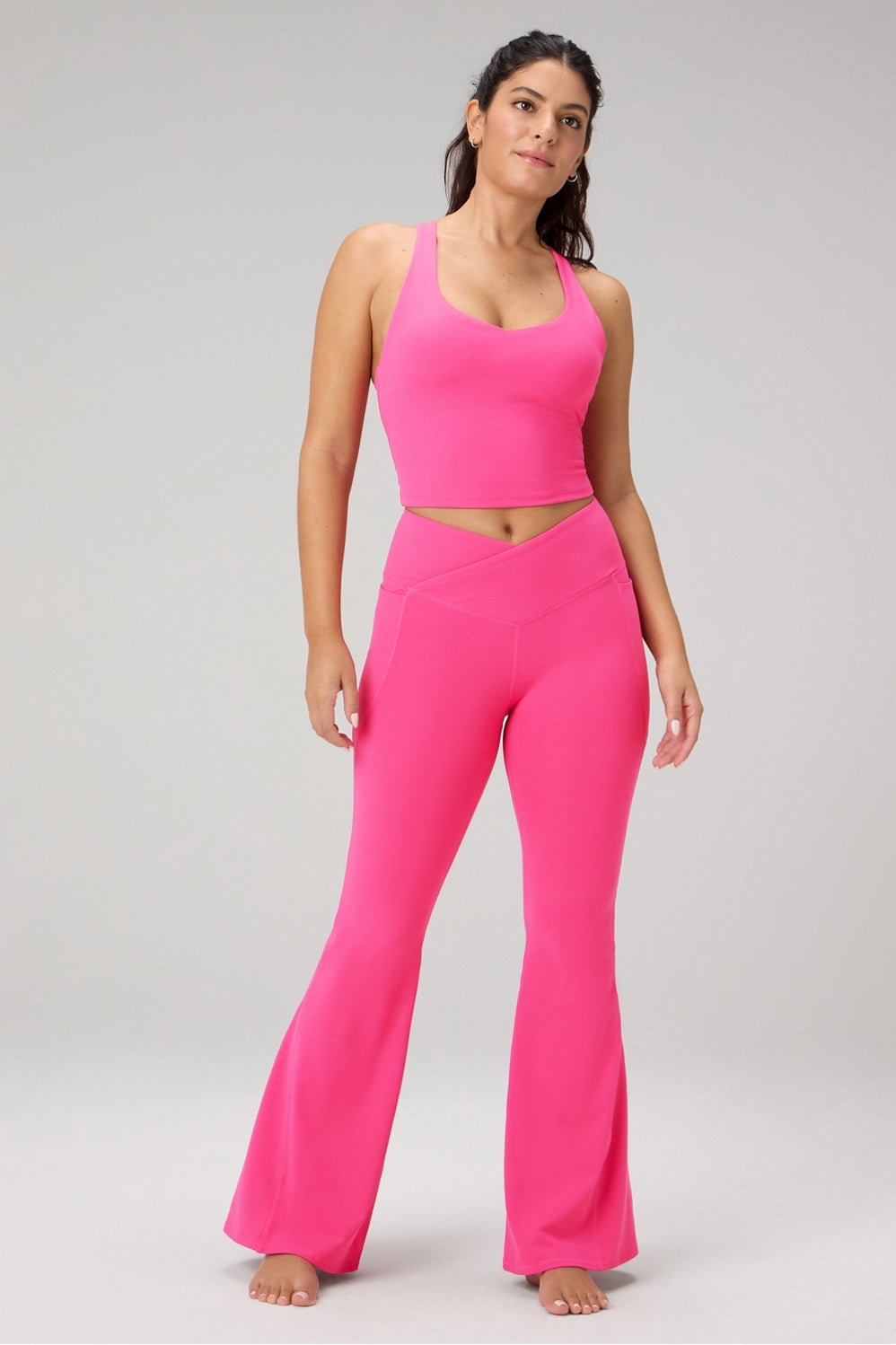 ANYWHERE CROPPED BUILT-IN BRA TANK