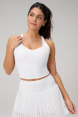 ANYWHERE CROPPED BUILT-IN BRA TANK