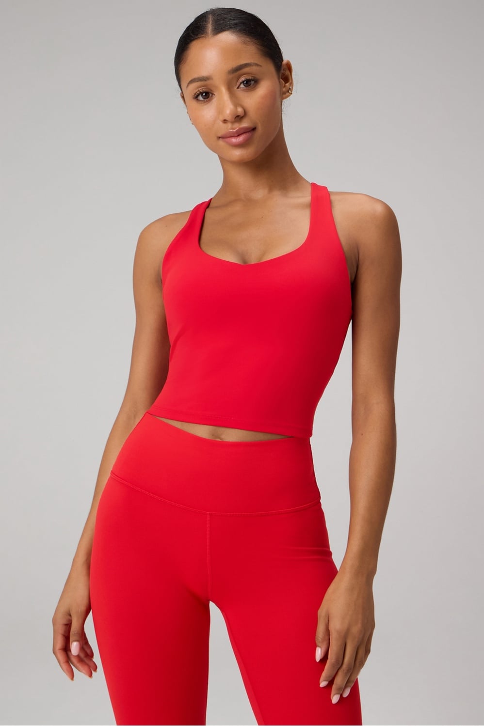 ANYWHERE CROPPED BUILT-IN BRA TANK