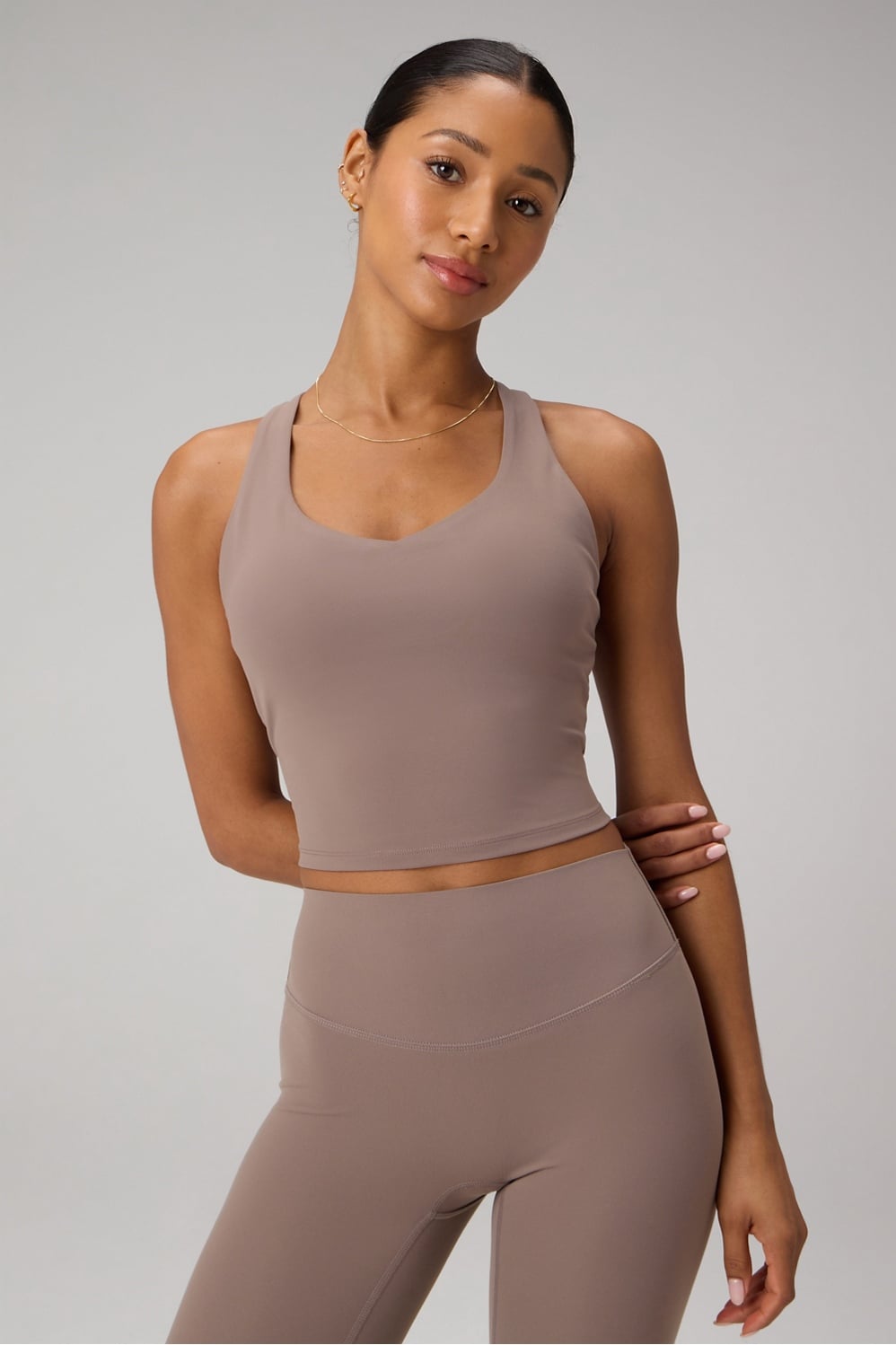 ANYWHERE CROPPED BUILT-IN BRA TANK