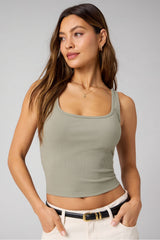 MODAL RIB CROPPED TANK