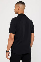 ALL-DAY SCRUB ZIP POLO