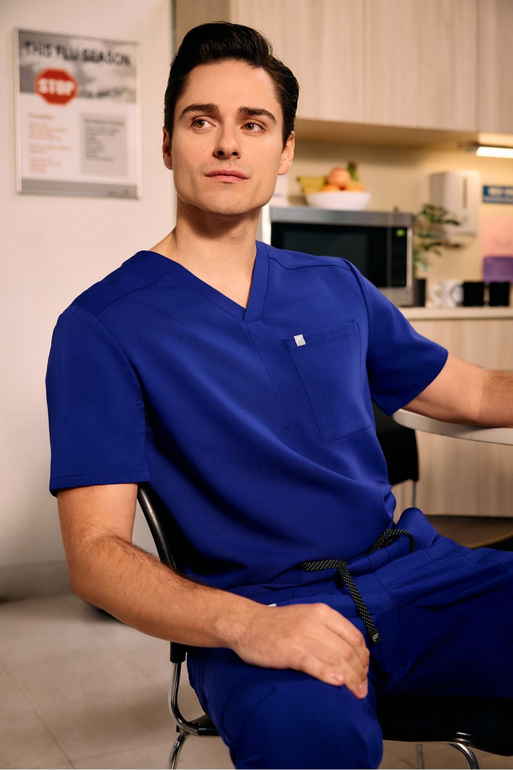 Helix Scrub Top