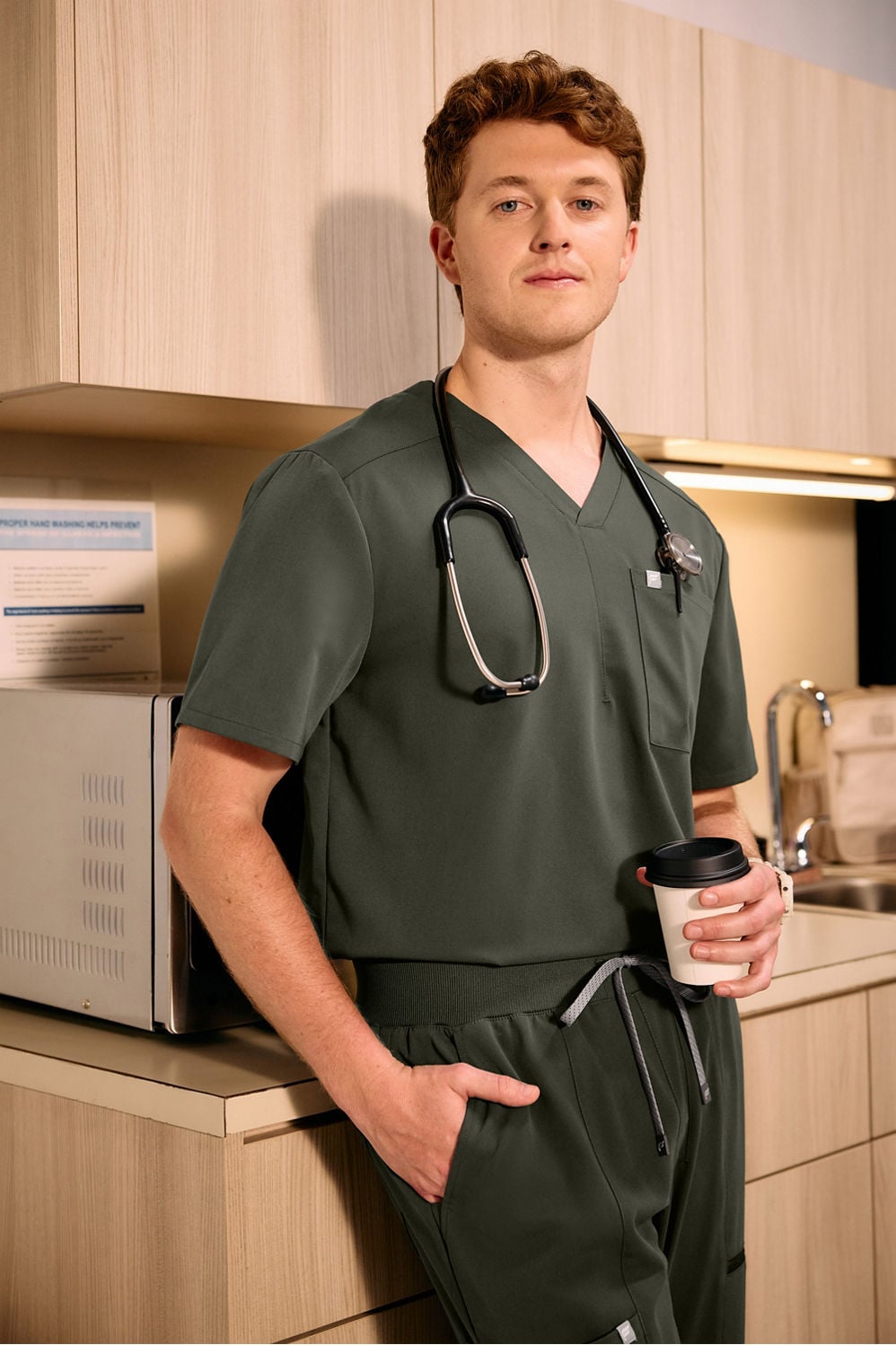 Helix Scrub Top