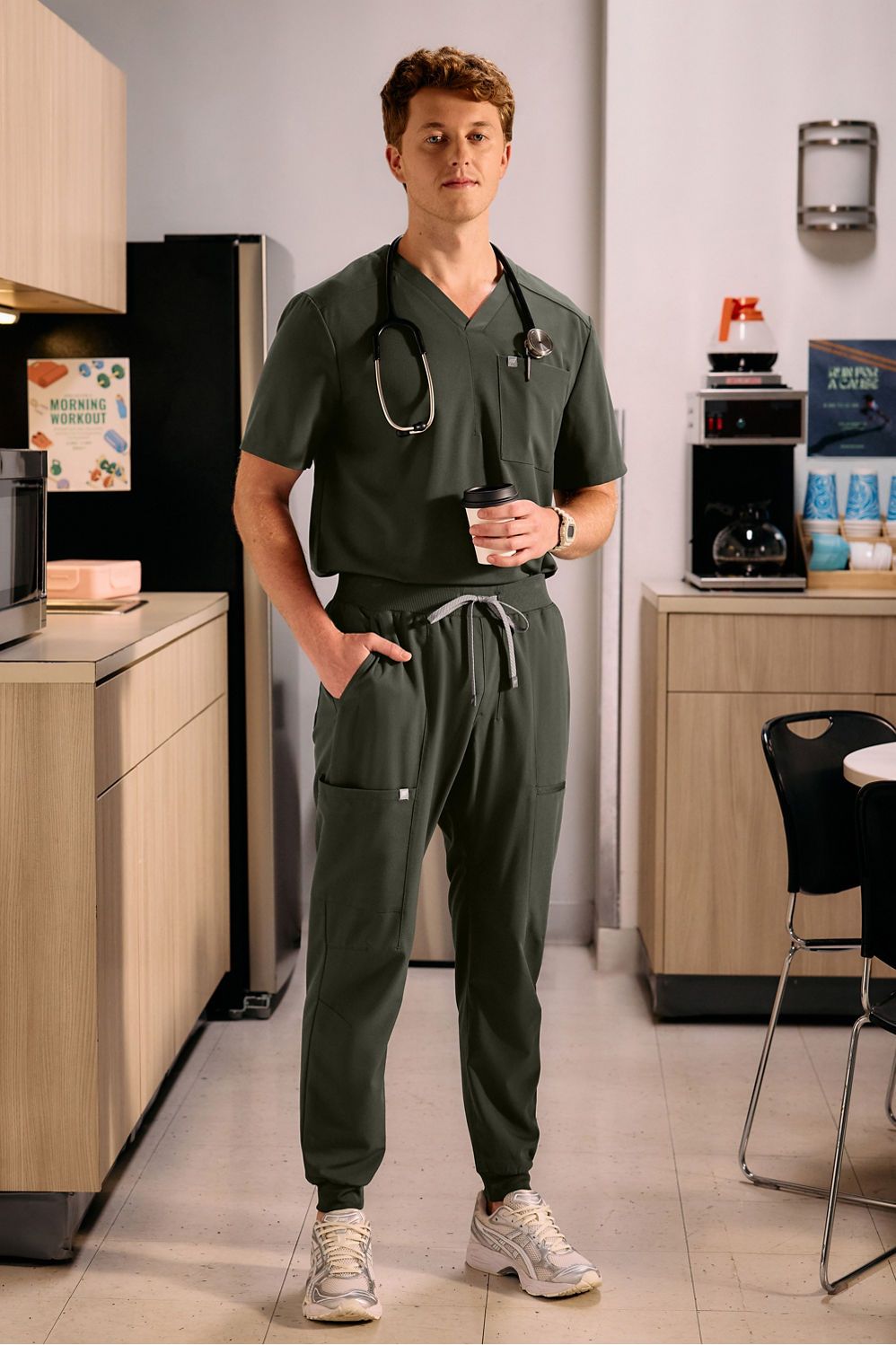 Helix Scrub Top