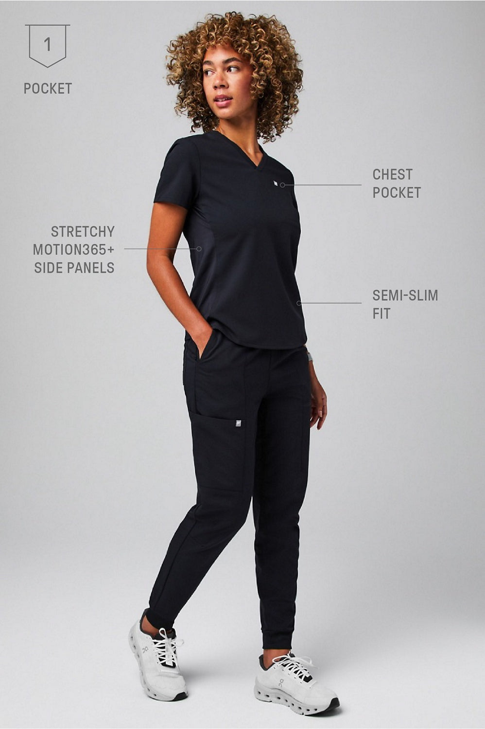 Vital Flex Scrub Top