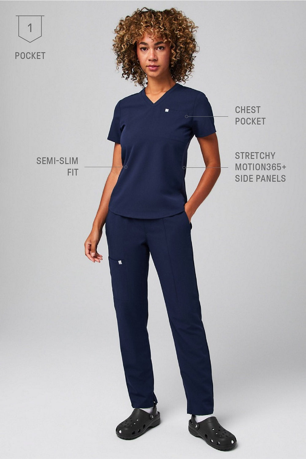 Vital Flex Scrub Top