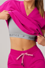 360 Built-In Bra Scrub Top