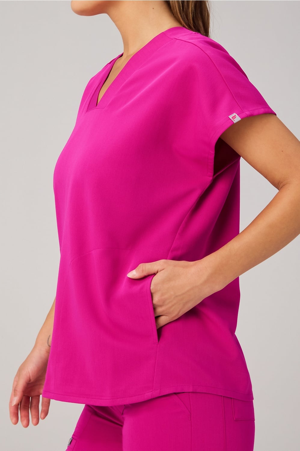 360 Built-In Bra Scrub Top